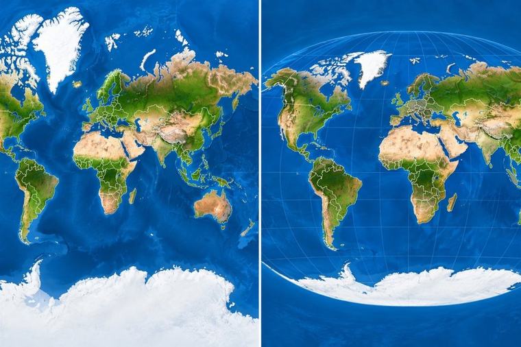 VN kiest voor nieuwe wereldkaart: Afrika blijkt veel groter dan traditionele kaarten tonen