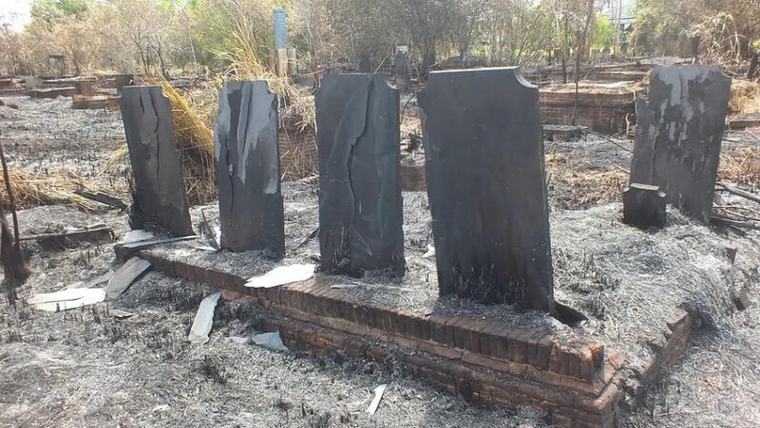 Onherstelbare schade door brand Oranjetuin